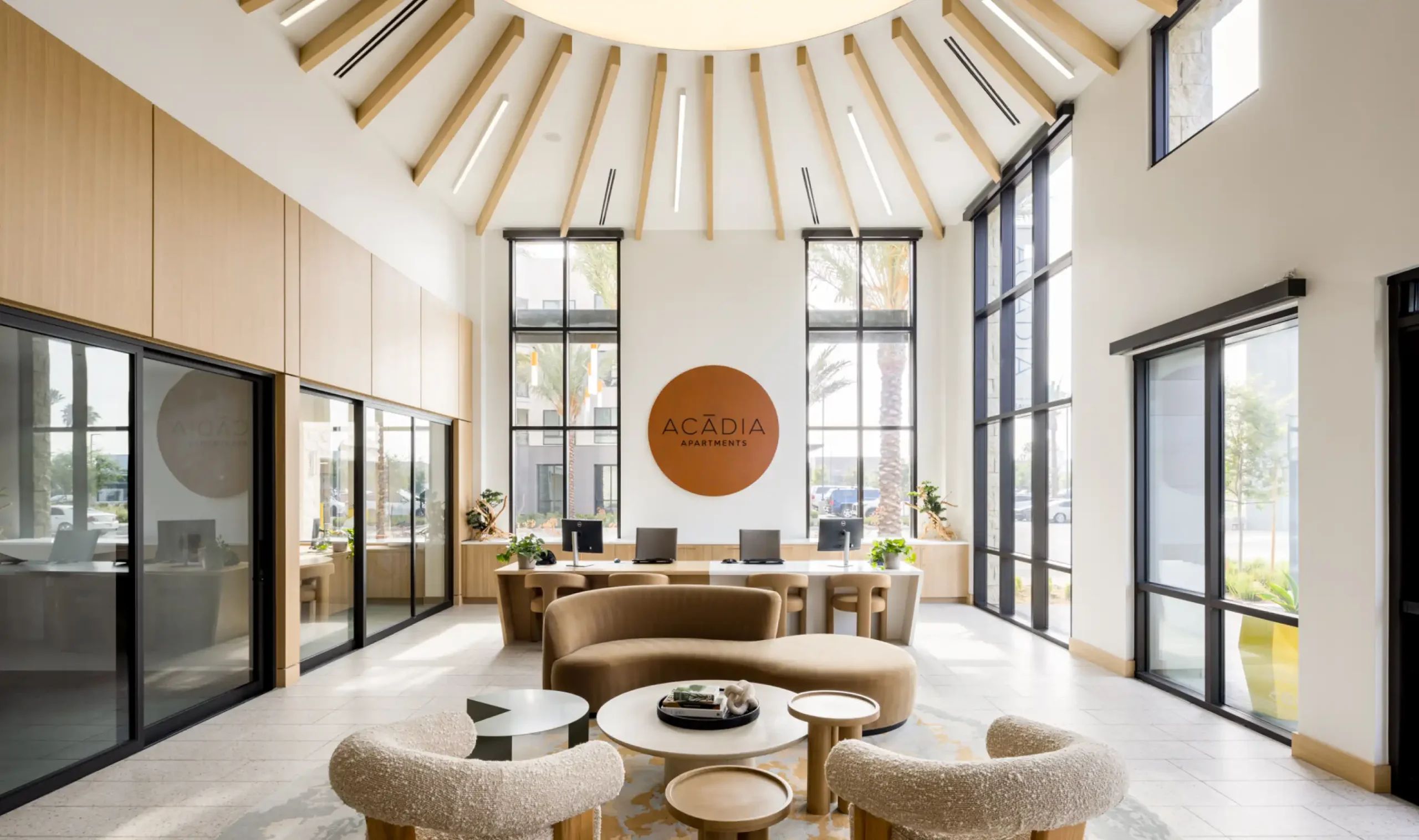Apartment communities interior design gallery: Acadia, Cypress, California