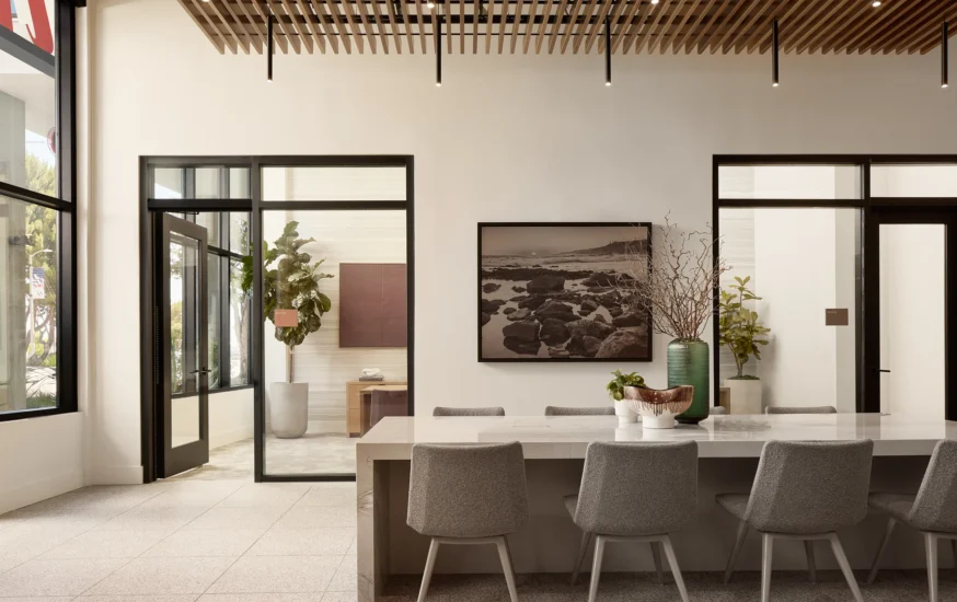 Apartment Interior Design Vivo On Harbor Common Area