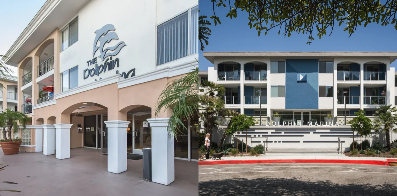 Exterior Elevation Before After