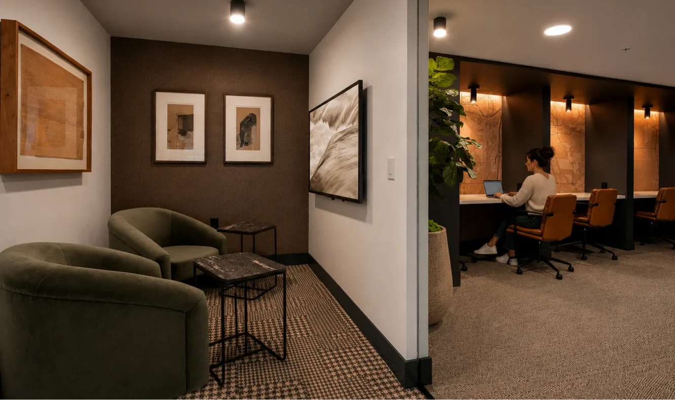 Acoustical Panels Patterned Graphic Inspired By Local Terrain